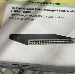 FS 48 Port PoE+ with 4 10Gb SFP+ Gigabit Managed Switch S3400-48T4SP