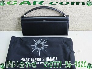 LZ77 49AV JUNKO SHIMADA/ Junko Shimada handbag bag / bag / bag black / black lady's box attaching formal 