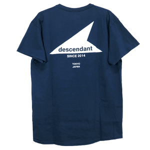 DESCENDANT 21SS CETUS/SS.TEE 211ATDS-STM04S ディセンダント シータス ショートスリーブ Tシャツ ネイビー 半袖 クルーネック DCDT