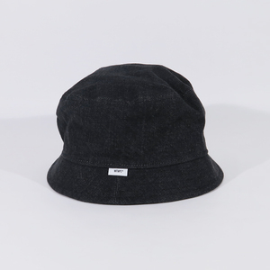 WTAPS 22AW PORKEY 02/HAT/COTTON.DENIM 222HCDT-HT16 ダブルタップス ポーキー ハット コットン デニム ブラック 帽子 YX