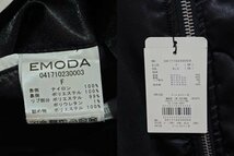 EMODA エモダ 中綿 リバーシブル ブルゾン スタジャン サイズF ブラック 黒 タグ付き アウター レディース_画像5