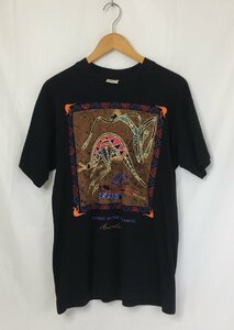 古着 Barbary Coast オーストラリア製 カンガルーハンター プリントTシャツ サイズS ブラック