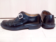 REGAL リーガル モンクストラップ JU16 黒 ブラック ガラスレザー ラウンドトゥ 紳士革靴 ビジネスシューズ 日本製 25cm_画像5