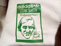 adidas Originals アディダスオリジナルス Stan Smith スタンスミス 2014年復刻D67361 顔付 白緑 ホワイト グリーン レザースニーカー 26cm_画像10