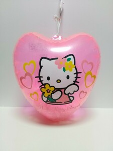 ハローキティ エンジェル ピンク羽根入り ハート型 2000年 空気 ビニール 玩具 飾り物 Hello kitty Angel サンリオ 