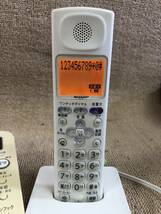 N-3219 SHARP/シャープ デジタルコードレス電話機 JD-G31CW　子機 JD-KS120_画像3