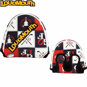 ★Loudmouth ラウドマウス LM-HC0010 パターカバー マレットタイプ用 I Love Golf（251）★送料無料★