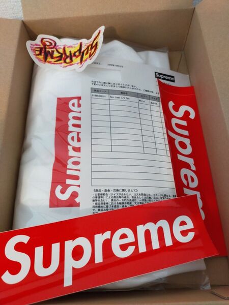 Supreme Box Logo L/S Tee "White"シュプリーム ボックス ロゴ エルエス Tシャツ ホワイト 白