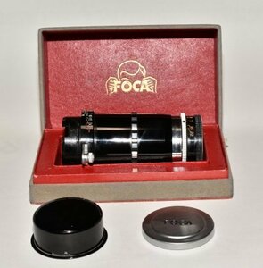 フォカ　FOCA TELEOPLAR 135mm FRANCE 　黒　バイオネット、元箱 　フランス製