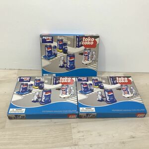 未開封 3種セット PEPSI PEPSIMAN tokotoko CAN HELPER ペプシマン[N5084]