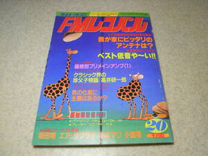 FMレコパル　1981年No.20　アンテナチェック大作戦　低音再生テクニック　価格別プリメインアンプ　アキュフェーズM-100/ソニーPS-FL5