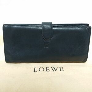 LOEWE ジップ 長財布 レザー