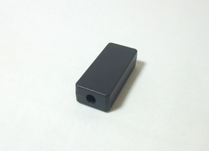 プラスチックケース黒色 26mm×60mm×16mm 3個セット（穴加工2箇所、樹脂ボックス、電子工作、新品）