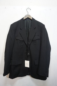 定番正規 21AW APOCRYPHA. アポクリファ 4 FLAPS SINGLE JACKET シングル テーラード ジャケット 212J-01 黒 2 本物 419N▲