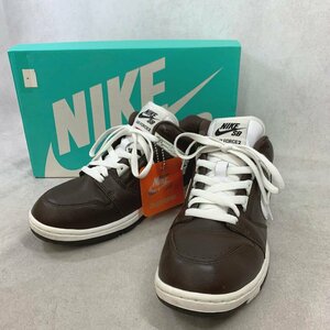 美品 Supreme NIKE SB AIR FORCE 2 LOW シュプリーム ナイキ エアフォース AA0871-212 ローカット スニーカー 26.5cm メンズ ブラウン 靴