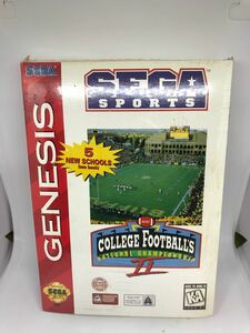 新品 【College Football's Chanpion Ship Ⅱ】北米版セガ ジェネシス用ソフト ②