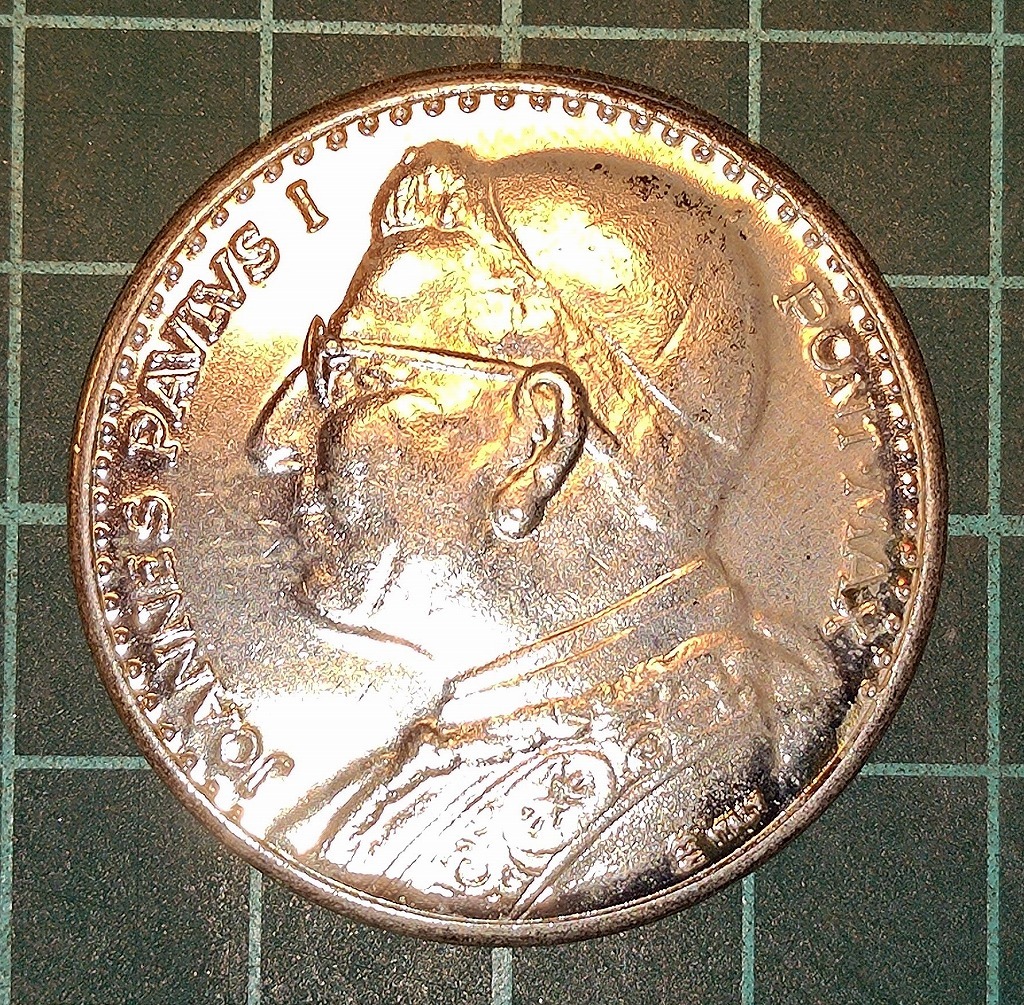 極上品 １９３２ バチカン市国硬貨 １リラ ２５９代教皇ピウス１１世在