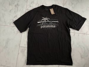 新品　ハワイ限定　patagonia パタゴニア　Tシャツ パタロハ　パタロハ　pataloha ハレイワ限定　半袖Tシャツ　黒　ブラック　S