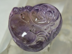 1 jpy ~^v# dragon ..# amethyst ( purple crystal ) cloth sack top 24mm prompt decision t40