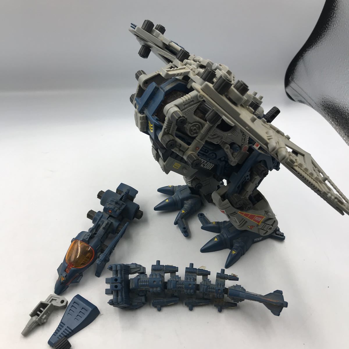 01 旧ゾイド サラマンダーF2? 動作確認済 訳あり パーツ取り TOMY 品-