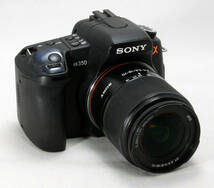 A10■極上美品■SONY ソニー 一眼レフカメラα350＋DT3.5-5.6/18-70　DT4.5-5.6/75-300MACRO 基本動作確認済_画像3