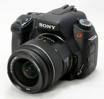 A05■極上美品■SONY ソニー 一眼レフカメラα350＋SONY DT3.5-5.6/18-55+DT4-5.6/55-200 Wズームレンズキット、基本動作確認済_画像5