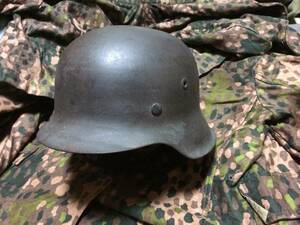  Germany army M42 helmet size 58cm general size 54~56cm! day person himself ... size is almost hard-to-find.!