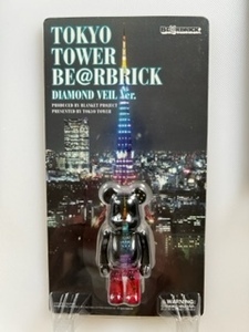 BE@RBRICK ベアブリック　100％ 　TOKYO TOWER　” DIAMOND VEIL Ver.”　未開封品