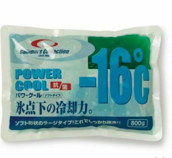 キャンパーズコレクション 保冷剤パワークール ソフト -16℃ 800g