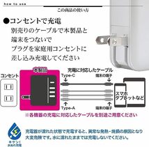 ラスタバナナ AC充電器 タイプC PD対応 パワーデリバリー タイプA×3ポート ハイパワー 32ワット 急速充電 高速充電 コンセント AC 32W _画像6