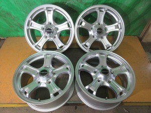 Weds KEELERアルミホイール 18×8J +52 PCD150 5H 4本 No.3514Sランクル100系200系等