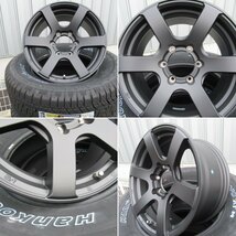 FENICE-X XC6 17x8 +20 6-139.7 マットブラック HANKOOK DYNAPRO AT-M 265/65R17セット プラド FJ ハイラックス_画像2