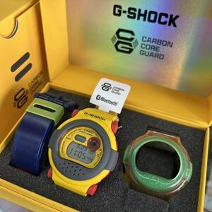 大特価★新品 カシオ正規保証付き G-SHOCK 限定 G-B001MVE-9JR ジェイソン イエロー レインボー メンズ腕時計 デジタル 黄色 替えベルト付