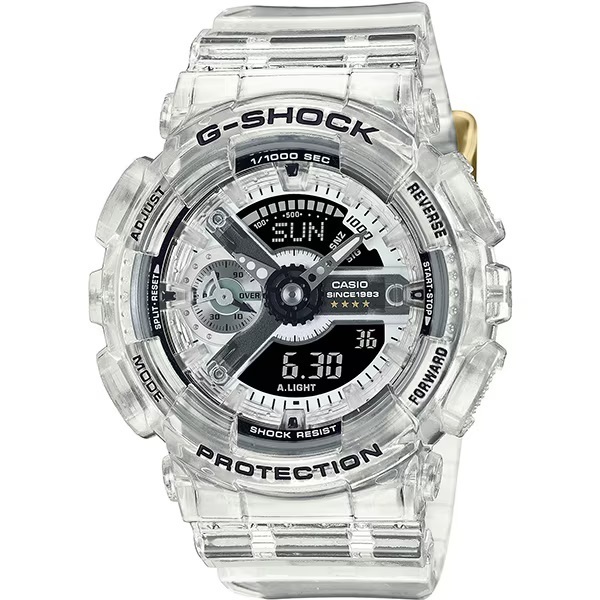 限定品 新品 カシオ正規保証付き★G-SHOCK GMA-S114RX-7AJR 40周年限定モデル クリアリミックス スケルトン 透明 レディース腕時計