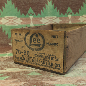食品 【H.D.LEE MERCANTILE】 20s Wooden Box / 20年代 木箱 ウッド ボックス アドバタイジング ビンテージ アンティーク 雑貨 1910s30s40s