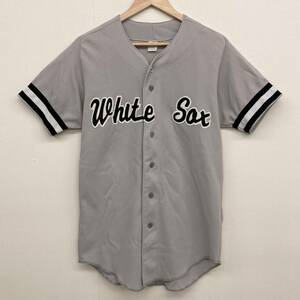 80s 90s Wilson USA製 White Sox ベースボールシャツ グレー Mサイズ VINTAGE ウィルソン ホワイトソックス 野球 ユニフォーム 3070432