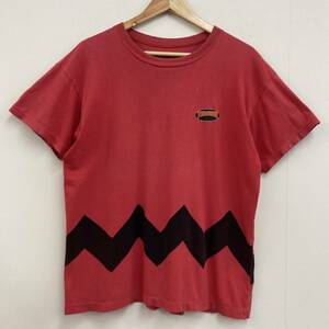 90s THRASHER VINTAGE チャーリーブラウン Tシャツ レッド 赤 スラッシャー USA製 OLD SKATE POWELL SANTACRUZ ビンテージ 3050327