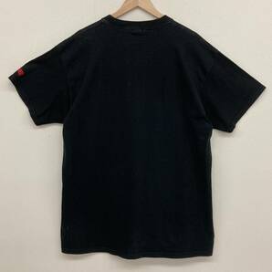 90s 00s THRASHER スカルロゴ 刺繍 半袖 Tシャツ ブラック 黒 XLサイズ スラッシャー SKULL LOGO Tee VINTAGE SANTACRUZ POWELL 1060310の画像3