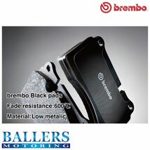 ポルシェ ボクスター 981 3.4 S フロント用 2012.06～2016.01 brembo ブラック ブレーキパッド ブレンボ 981MA123 P65 018_画像2