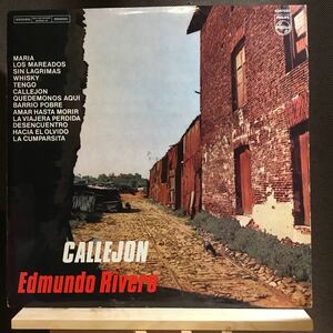 LP★アルゼンチン盤オリジナル EDMUNDO RIVERO / CALLEJON エドムンド・リベロ タンゴ PHILIPS 6347020