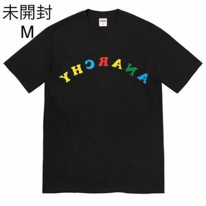 未開封 21ss Supreme Anarchy Tee Black size:M タグ、ステッカー付き Supreme Online 購入 シュプリーム Tシャツ バックプリント