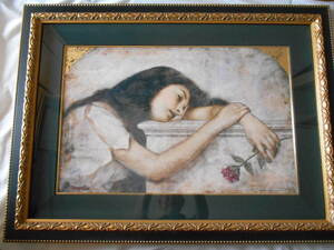 老蘇　 絵画＜23＞　 リチャード・フランクリン　「 SLEEPING 」： ジークレー　～　35歳で亡くなった天才画家の古典シリーズの一つ