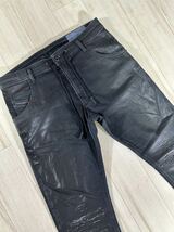 即決 ブラックコーティング JoggJeans DIESEL KROOLEY 084JB ディーゼル クルーリー W32_画像3