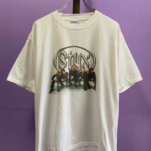 L USA製　STYX スティクス　Tシャツ　シングルステッチ　Y2K 古着　アメリカ古着