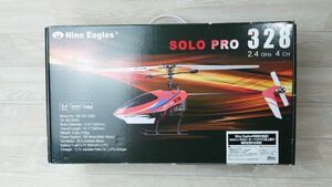 【長期保管品】 Hitec ハイテック Nine Eagles SOLO PRO328 2.4GHz 4ch　ヘリコプター　電動RC ラジコン G230728286-39