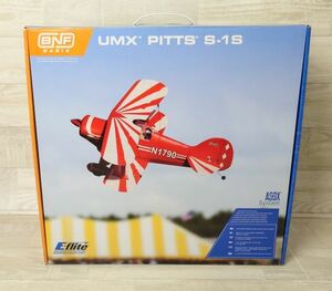 【長期保管品】 HORIZON HOBBY　E-FLITE　UMX　PITTS S-1S　BNF ベーシック AS3X　ラジコン　飛行機　ホライゾン　G230719213-5