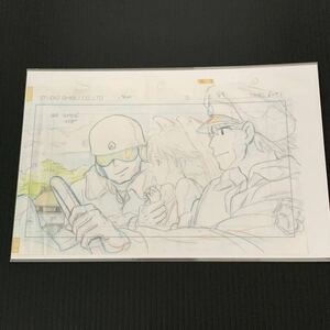 On Your Mark レイアウト 切抜 スタジオジブリ 検)ジブリ ポストカード ポスター インテリア 原画 セル画 レイアウト展 宮崎駿