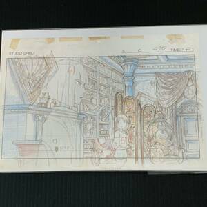  thousand . thousand .. god .. layout cut . Studio Ghibli inspection ) Ghibli postcard poster interior original picture layout exhibition 008