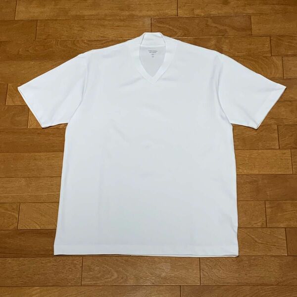 GU ドライカーブVネックT　半袖Tシャツ　白　Sサイズ
