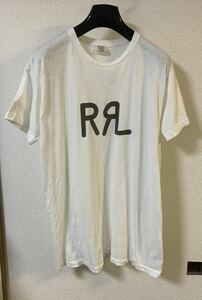 RRL 90年代 アメリカ製 Mサイズ Tシャツ ダブルアールエル ロゴT 古着 USED ホワイト ラルフローレン Double RL RALPHLAUREN made in USA